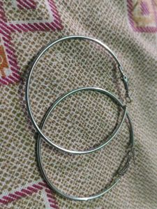 Silver Hoop Earrings