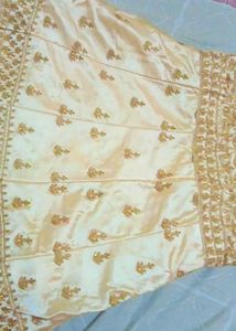 Elegant Gold Embroidered Fabric