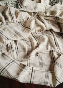 Black Checks Top