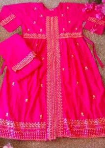 Front Silt Kurta Set