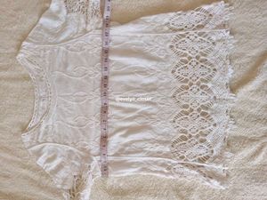White Lace Crochet Top