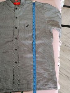 Shirt For Men Cotton Outside And Woolen Inside