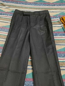 Gray Wide pure cotton Leg pant