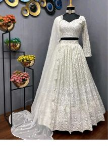 pinteresty white lehenga 🪽