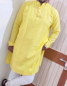 Mens Yellow Kurta