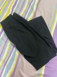 Pinstripe Flared Pants