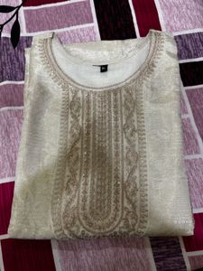Women Embroidery Straight Kurta Set Size XL
