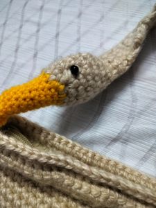 Pintresty Crochet Duck Bag 🛍️