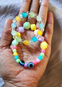 Handmade Beaded Bracelets Combo Of 2