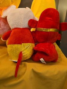 Collectible Plush Toys - Mouse &amp; Monkey