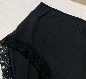 Black Lace Trim brief
