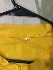 Yellow Crop Top