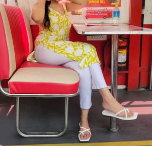 Floral Sleeveless Straight Kurta