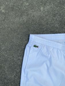 Lacoste White Track Pants