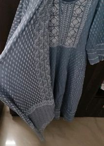 Cotton  Gaun With Dupatta