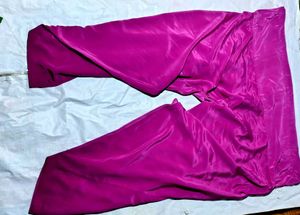 Purple Silk Salwar
