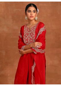 Karwa-chauth Special Red Suit ❤️😍