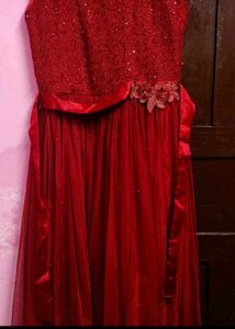 Elegant Maroon Ethnic Gown