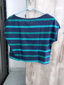 Striped Graphic Tee