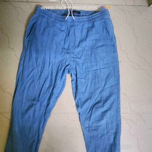 Light Blue Denim Joggers