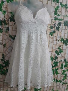 Gorgeous😍white Skater Dress