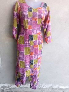 Multicoloured Cotton Suit