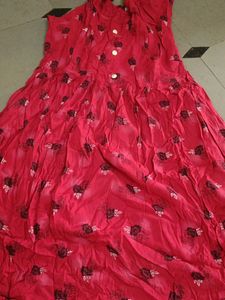 Red Floral Sundress