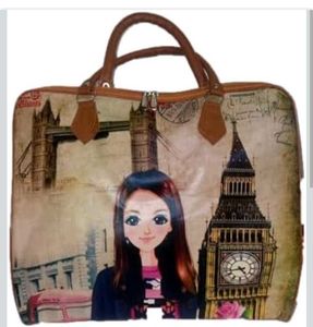 London Print Handbag
