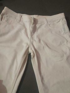 Denim White New Jean's For Ladies