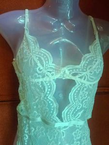 Delicate White Lace Bodysuit