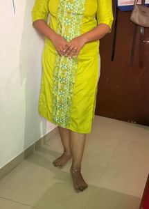 green kurti its beautiful new