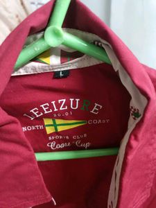 Burgundy Casual Shirt