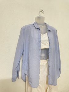 H&amp;M Y2k Pintresty 🌸 Sky Blue Shirt