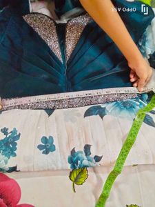 Floral Green Ethnic Gown