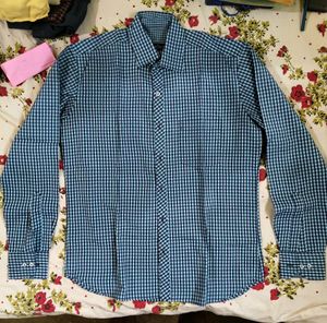 Blue Striped Full Shirt in excellent condition