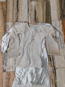 Sharara set with fancy shrug