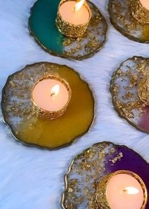Resin Candle Holders | Customisation Available