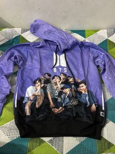 BTS Purple Colour Hoodie