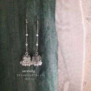 Jhumka Chain Earrings