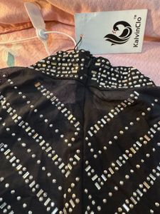 Black embellished dress