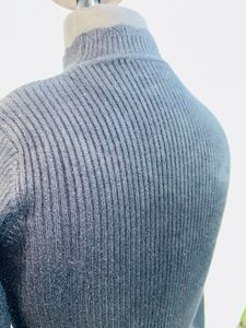 Stylish Black Knit Turtleneck Top