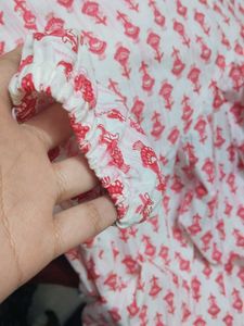 Pink Printed Kurta