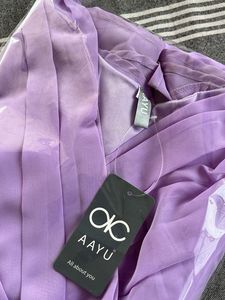 Elegant Lavender Maxi Dress (Small Size)