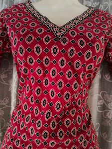 Beautiful Red Short Kurti 🥰