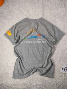 Grey Printed T Shirt