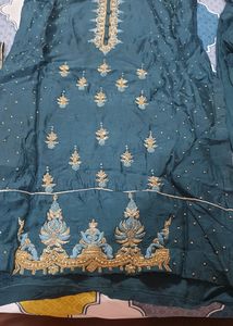 Suit For Wedding With Banarsi Dupatta