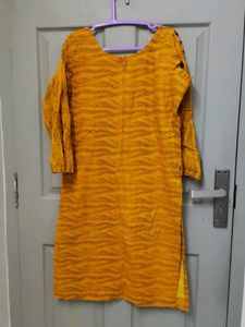 Stitched Churidar Set With Lining