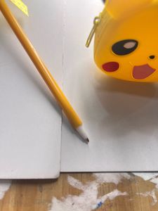 burger ball pen And Pikachu Themed Pouch