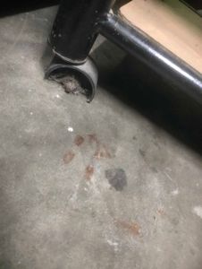 Computer Table With Only One Wheel Broken