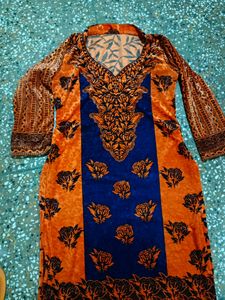 Velvet Designer Kurti